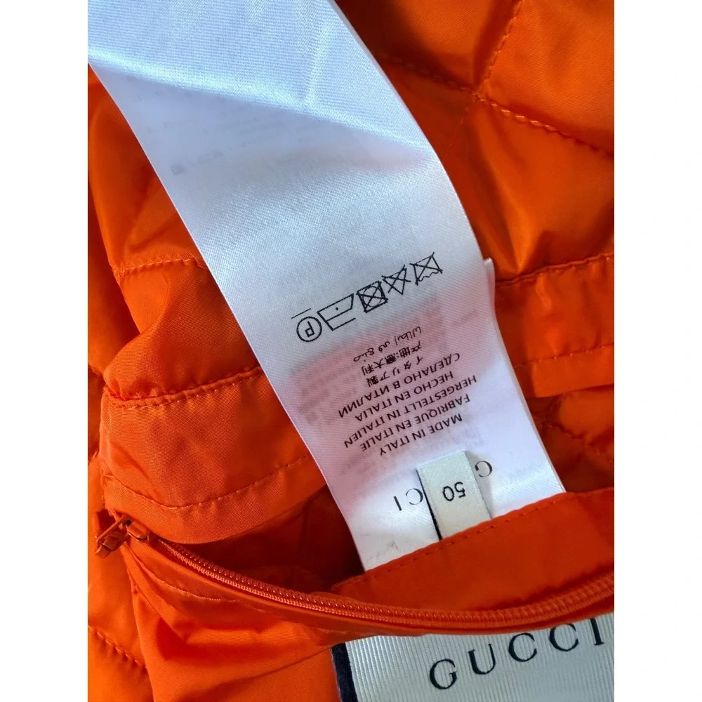 Gucci Mens Colorblock GG Monogram Hooded Windbreaker Jacket Size 50 IT Blue